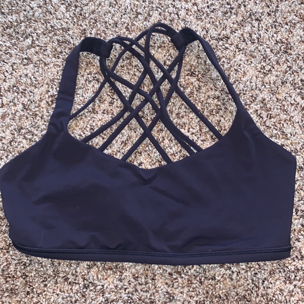 Navy Lulu Lemon Sports Bra